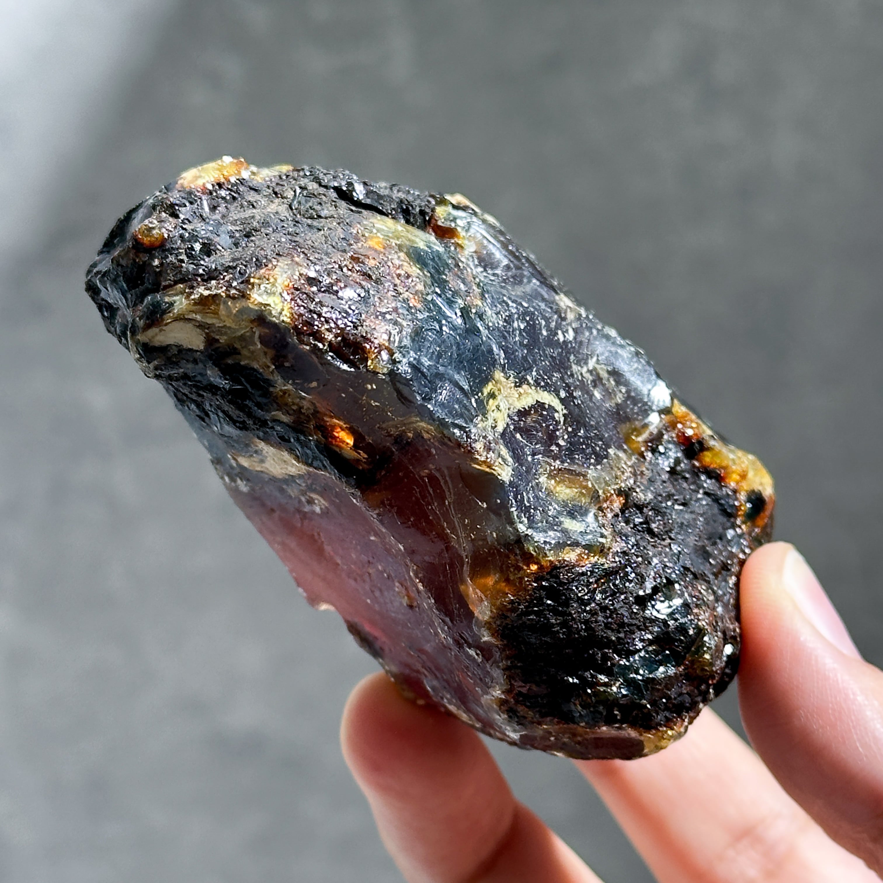 天然琥珀ブルーアンバー72◇ Blue Amber ◇ 天然石・鉱石