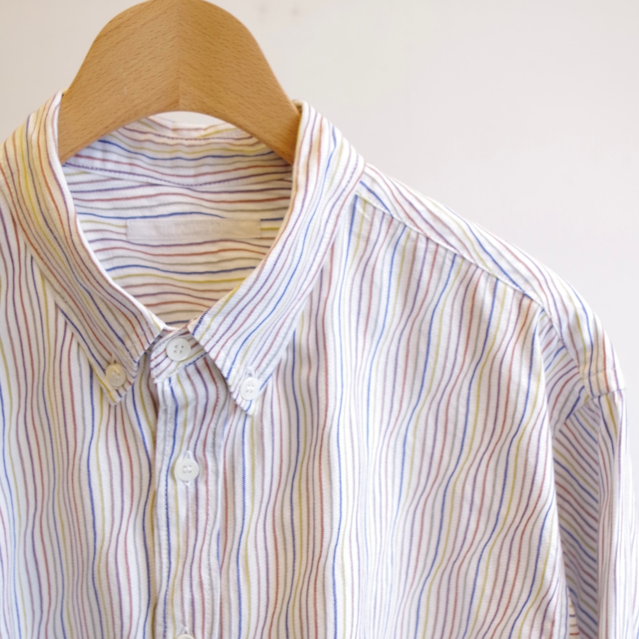 HATSKI  Yoroke Stripe B.D. Shirt  HTK-22005-S