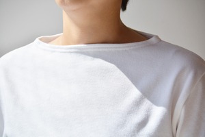 セントジェームス SAINT JAMES ウエッソン無地エルボーパッチ(13 JCOUES.COUD.R)NEIGE GRIS T1【レターパックプラス可】