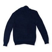 ユナイテッドアローズ グリーンレーベル GREEN LABEL RELAXING ショールカラー ニット カーディガン L /インディゴブルー系