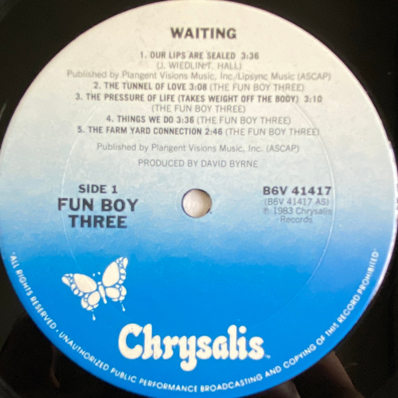 LP】Fun Boy Three – Waiting | マメシバレコード mameshiba records