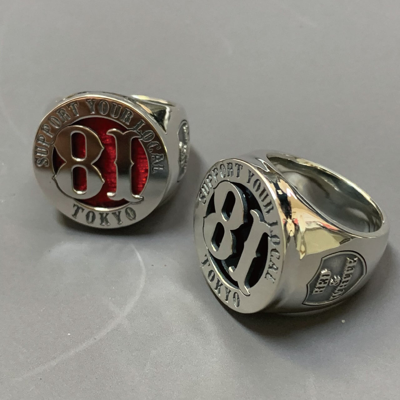 90～00s GOODENOUGH/College ring/16号相当/GE刻印/カレッジリング