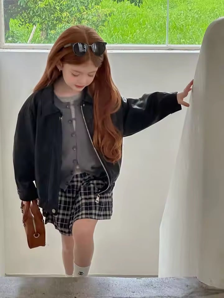 チェックプリーツスカート