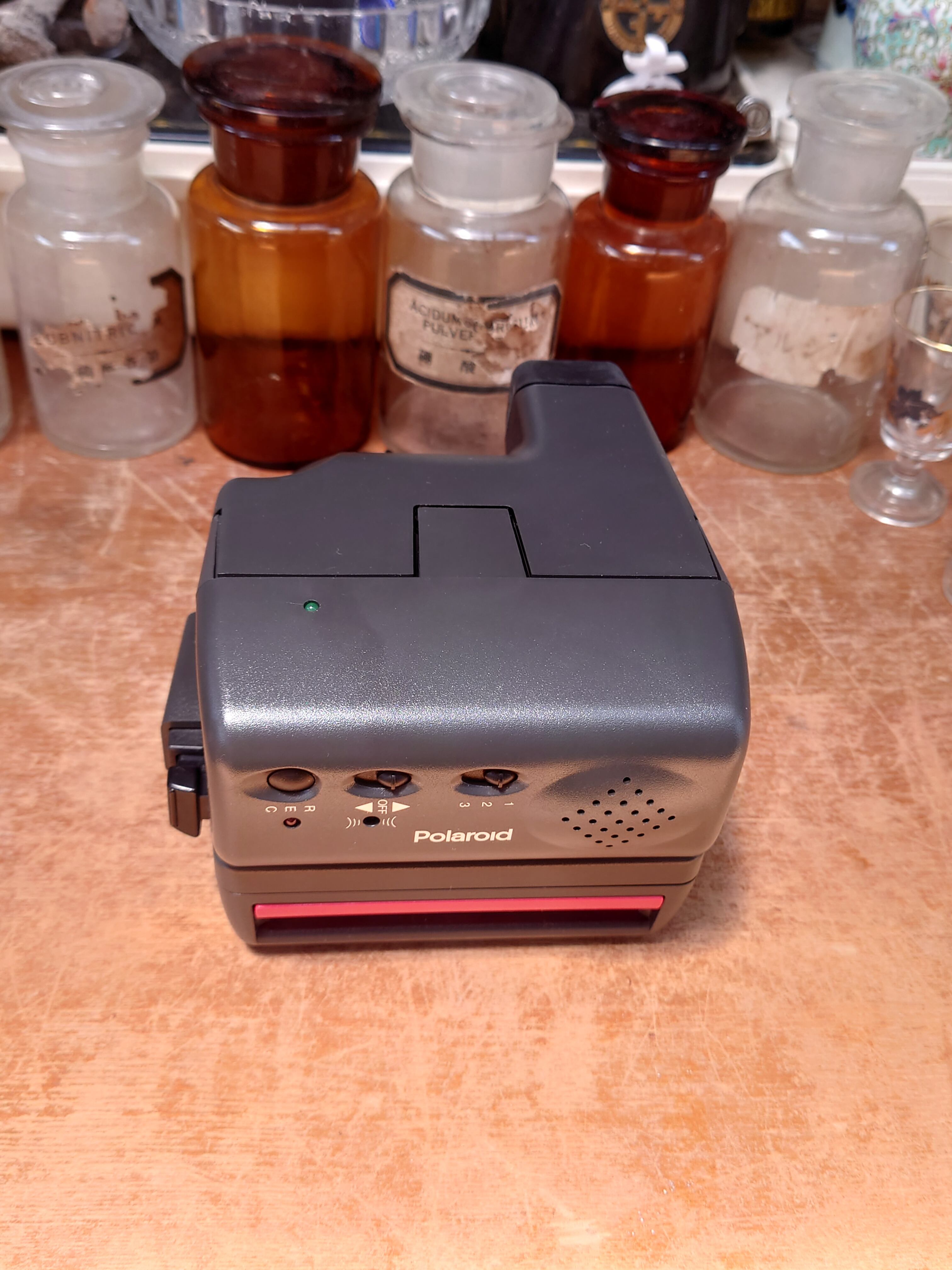 昭和レトロ アナログ画像 動作確認済み 希少 Polaroid 636 Instant Talkポラロイド ポラトーク 箱無し 取説有り POLATALK 送料込み】【昭和レトロ】ポラロイド 636 ポラトーク 箱付き 取説付き