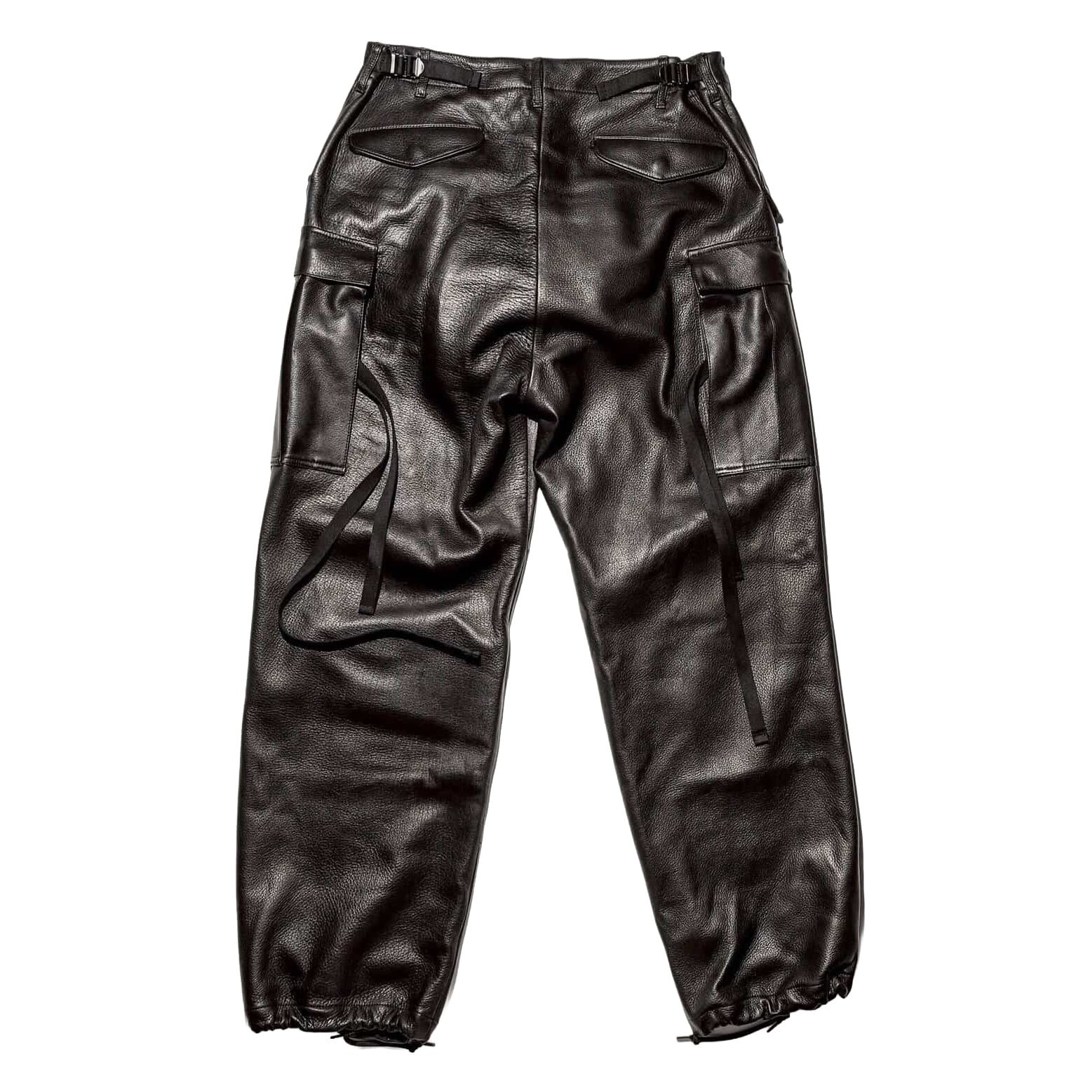 2026SS MOSSIR Panther モシール パンサー レザーカーゴパンツ（Black