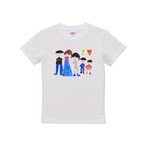 お絵描きプリントキッズTシャツ【ホワイトのみ】