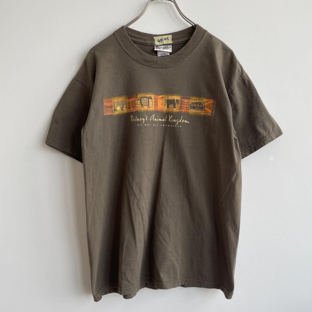 GF125 Tシャツ ディズニー アニマルキングダム ブラウン | ビンテージ