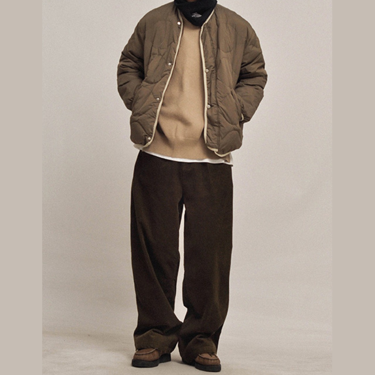 ヘビーコットンストレートパンツ Wide Trousers N3505 - 14