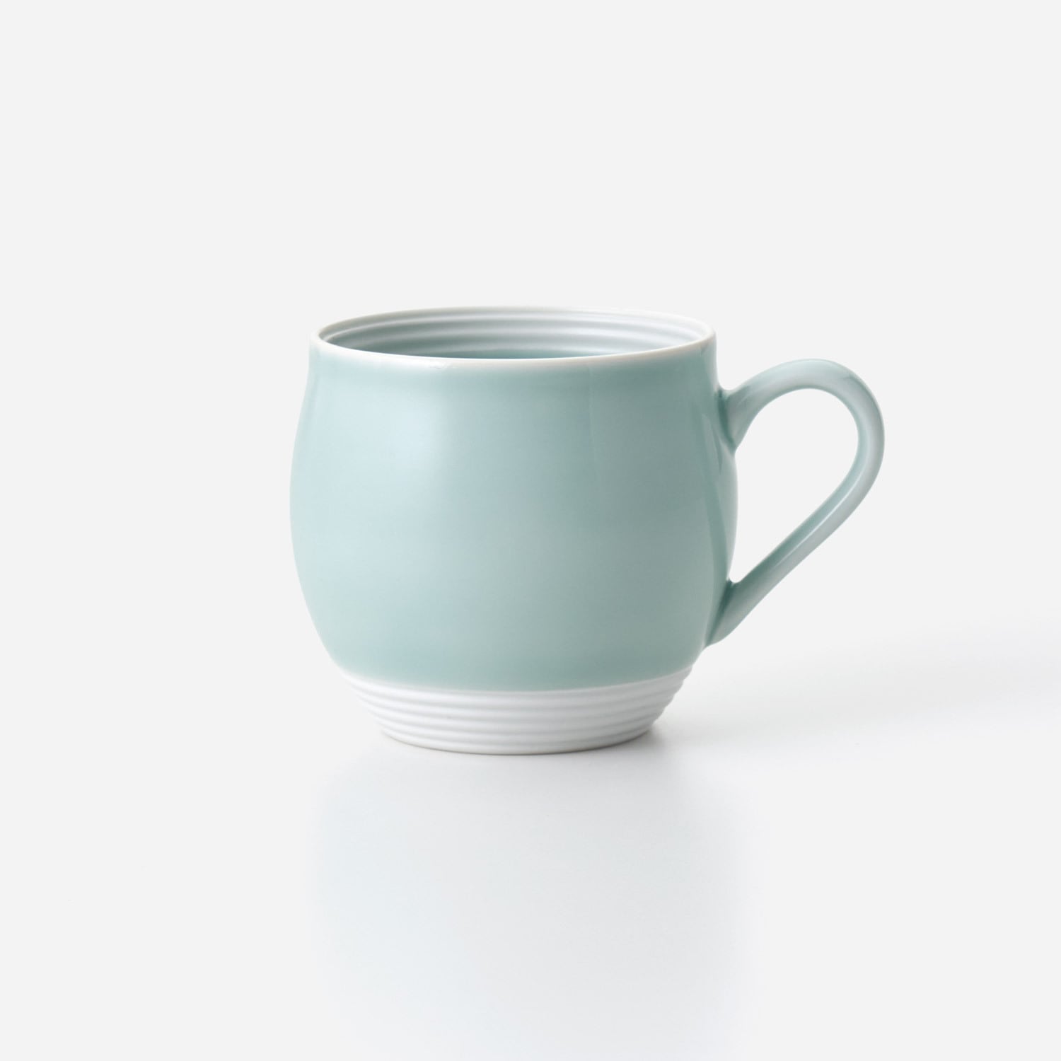 No.93 青磁 十角彫マグカップ | 大秀窯 オンラインショップ