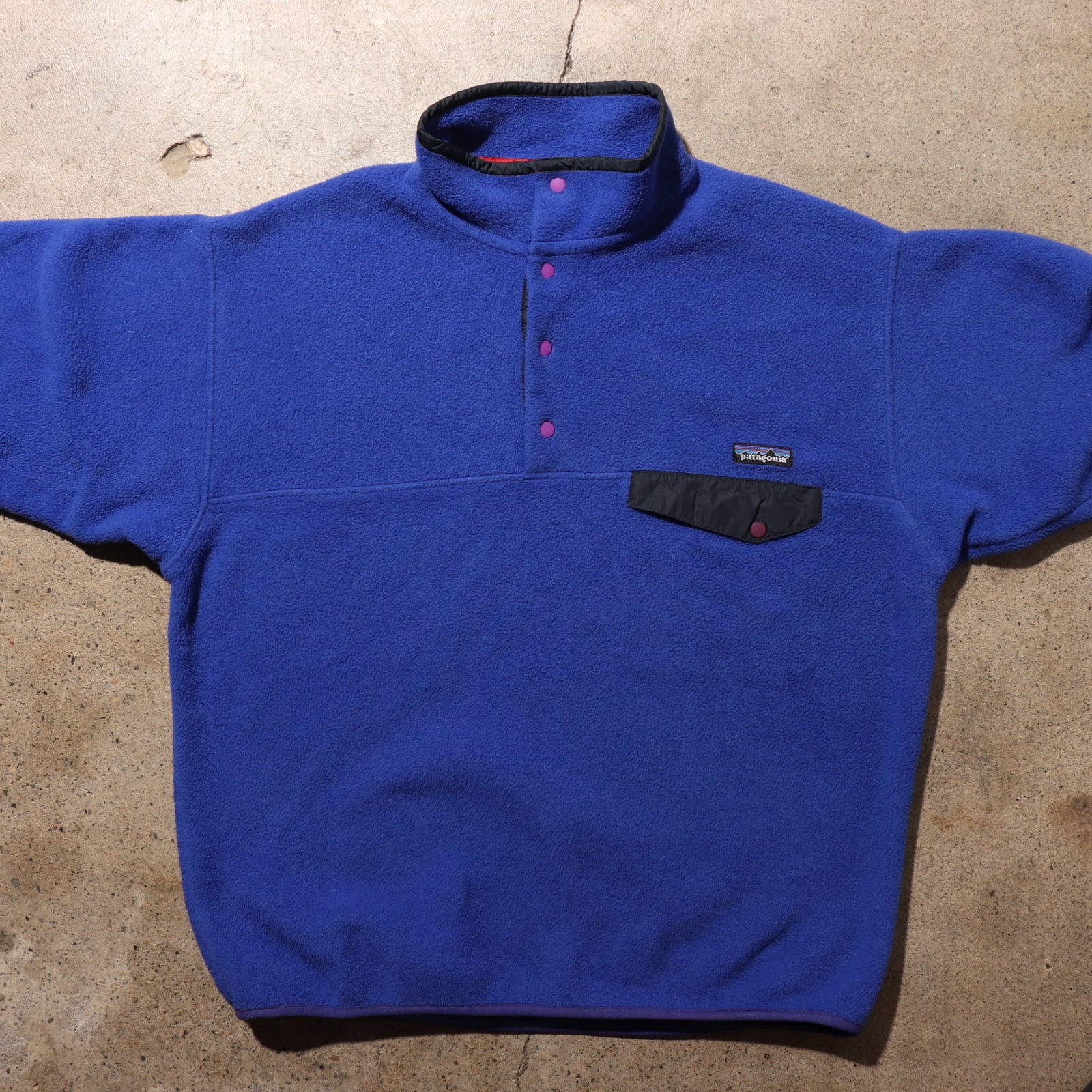 美品 L 99年 バイオレット シンチラ スナップt Patagonia パタゴニア