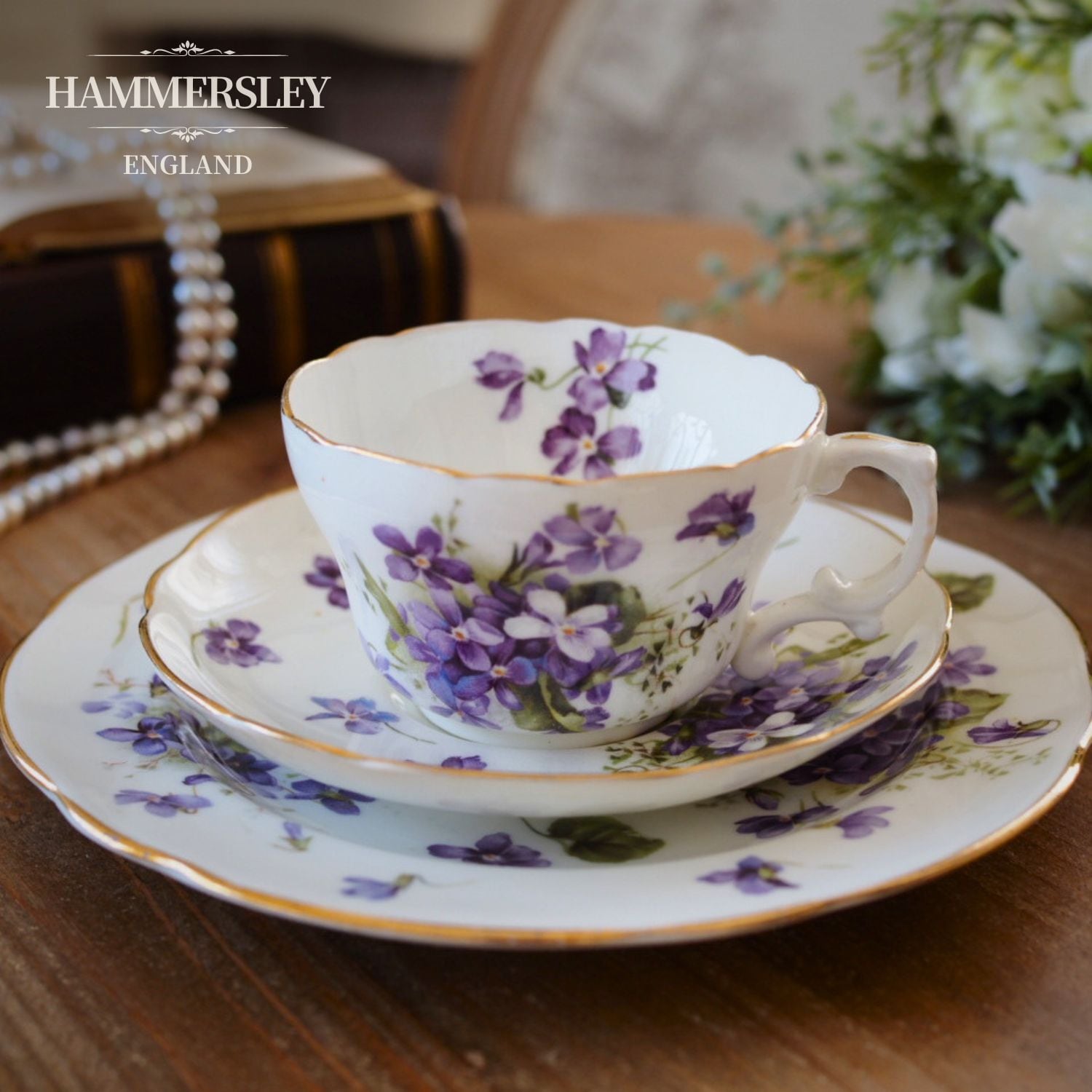 フランスアンティーク Sarreguemines サルグミンヌ Louis XV 花柄
