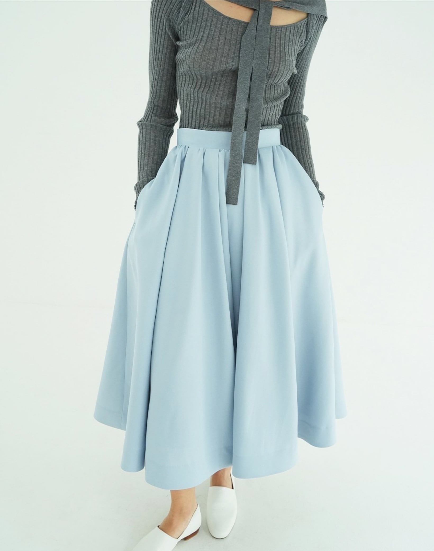 VOLUME FLARE SKIRT サイズ0 VOLUME FLARE SKIRT｜CLANE（クラネ）公式通販｜THE TOKYO（ザ