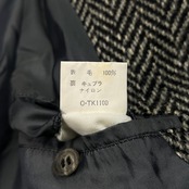 希少 70s 80s Kent ケント ヘリンボーン ツイード チェスター ロング コート サイズ 92A5 /ビンテージ/VAN JAC