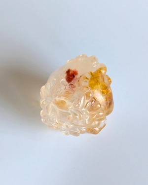 Hematite Quartz ヘマタイト水晶・虹入り ⭔ ORIGINAL 龍亀