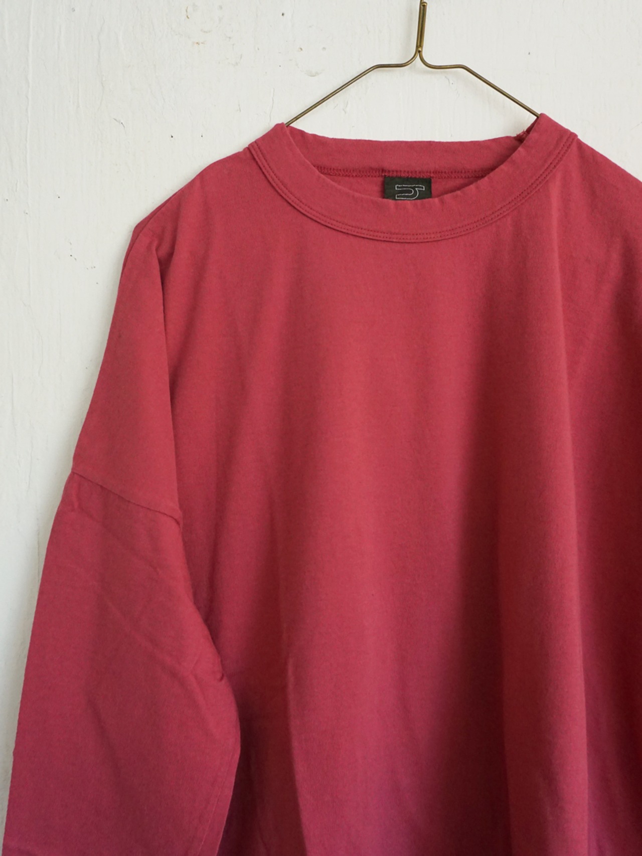 homspun （ホームスパン）30/1天竺BIG L/S Tシャツ
