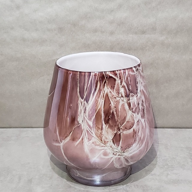 FIDRIO / flower vase - mauvepink colour