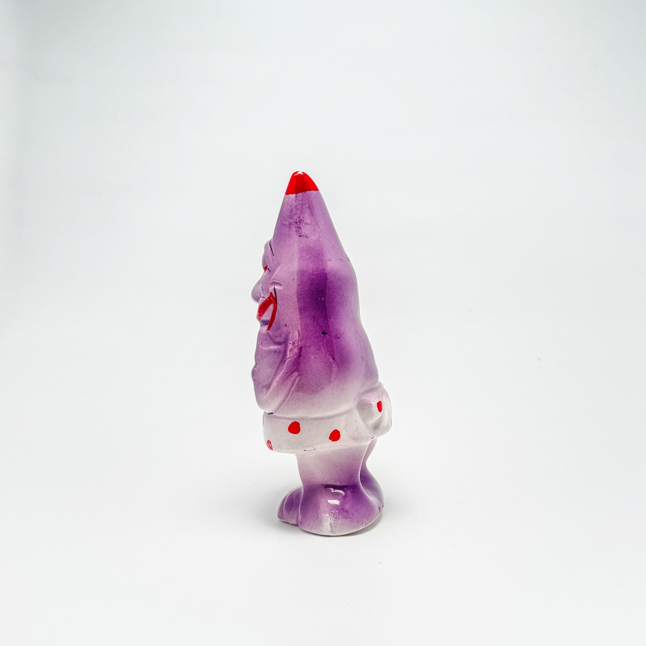 ヴィンテージ クレイス サイコ セラミック ドール パープル 小人