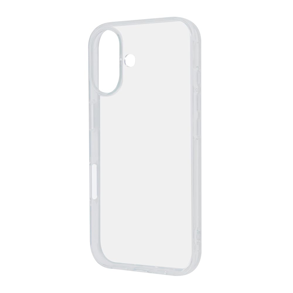 レイ・アウト iPhone 16 ケース クリア 耐衝撃 iPhone16 アイフォン16 クリアケース 透明 背面クリア 耐衝撃ケース カバー ソフト ソフトケース スマホカバー スマホケース RT-P46TC3/CM
