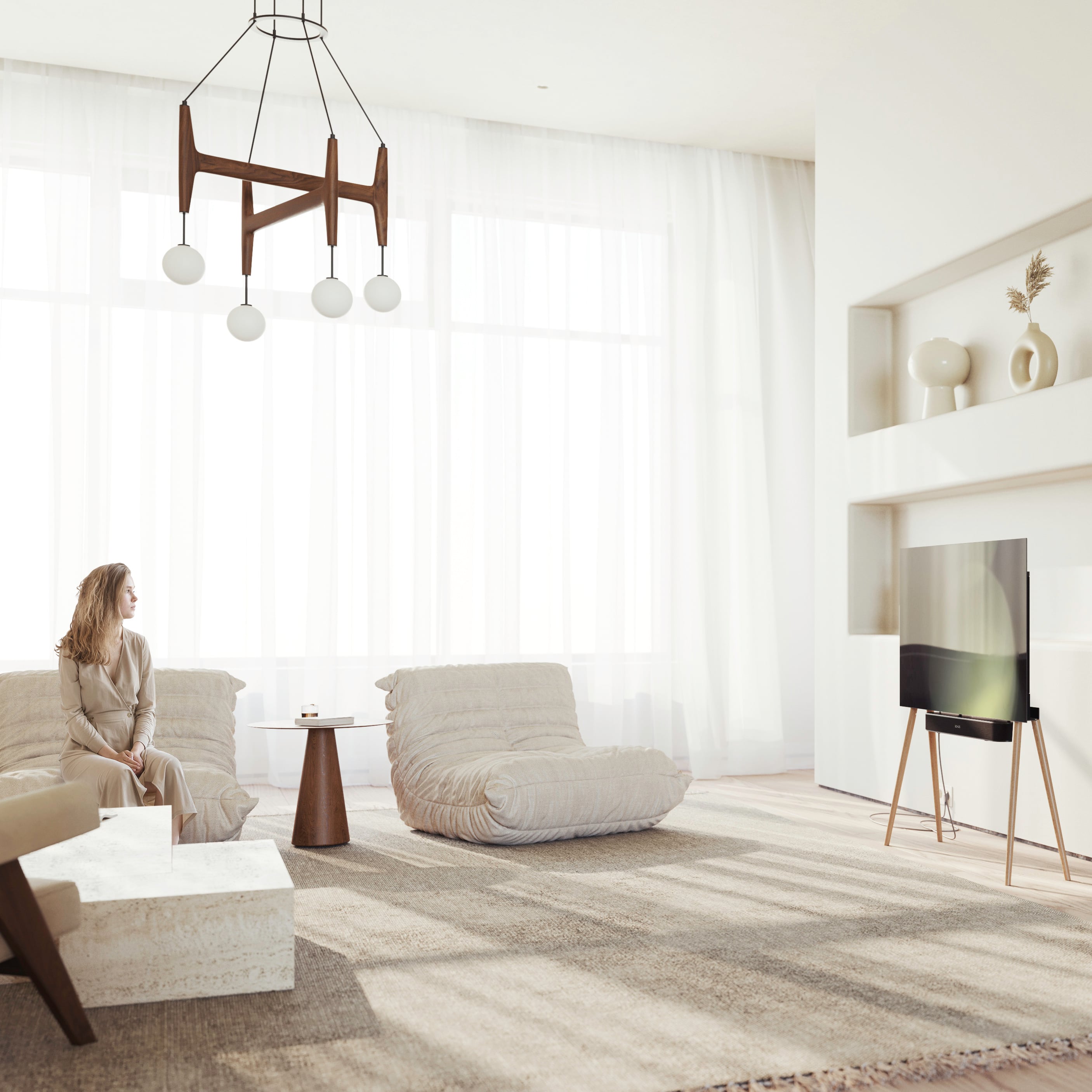 JALG TV STAND／REGULAR - OAK NATURAL OIL WAX | HIMITSUKICHI