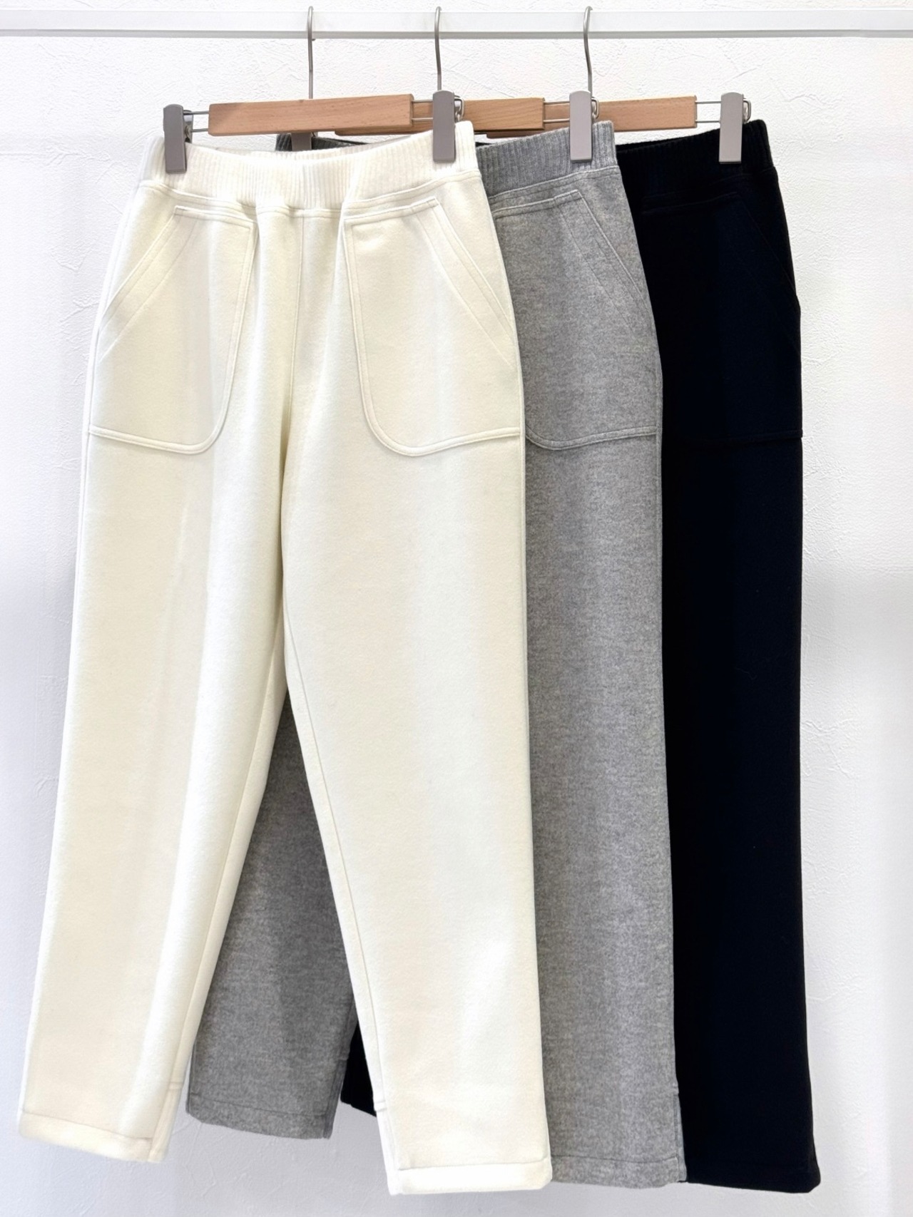 圧縮ニットジョガーパンツ