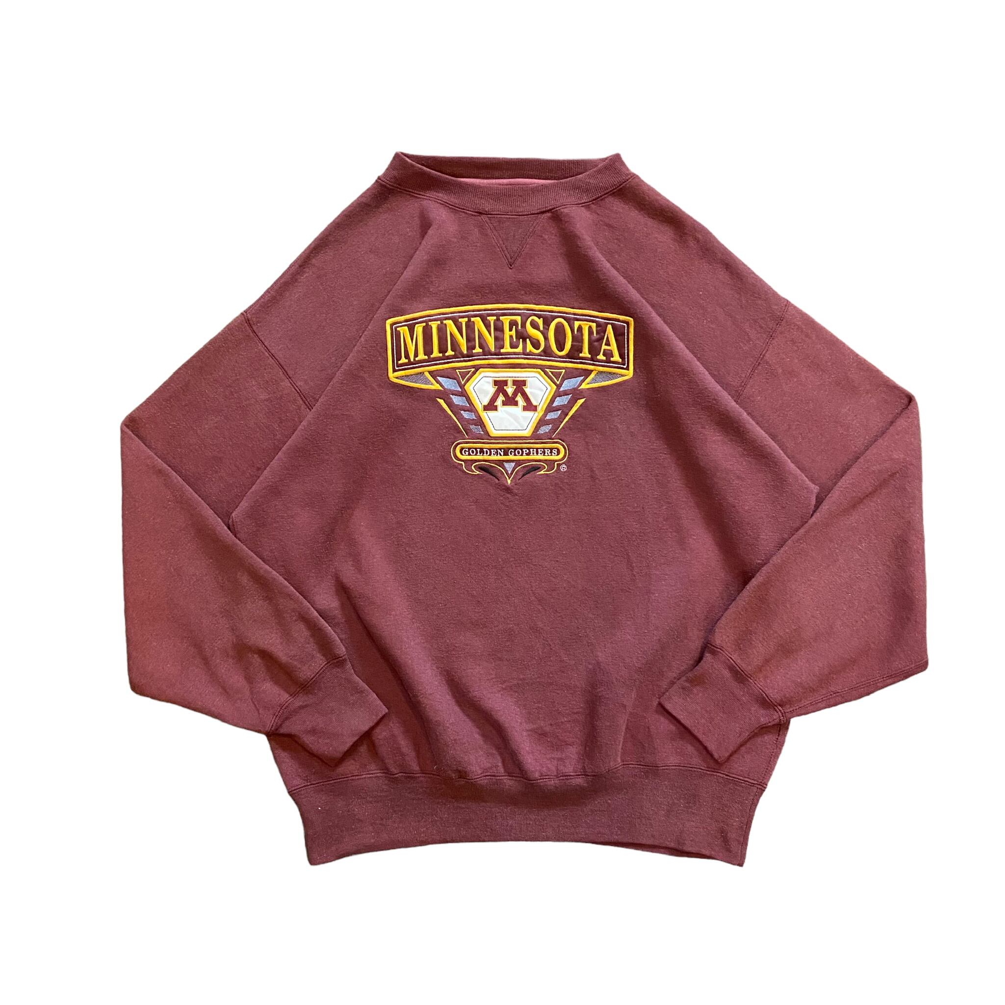 MINESOTA スウェット L 刺繍 カレッジ系