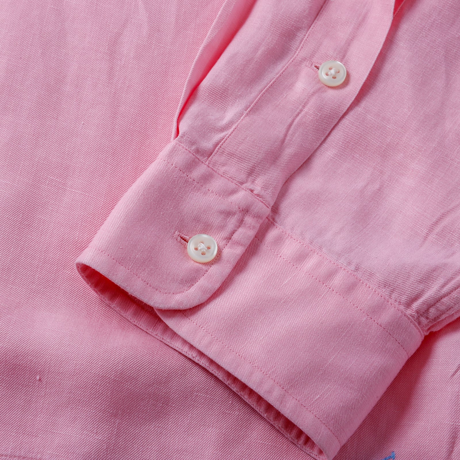 極美品】90s Ralph Lauren special linen silk open collar shirt