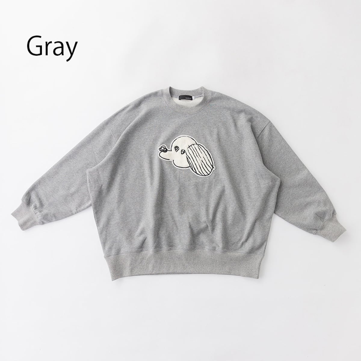 nunuforme 24AW 〉 inuinuファーワッペントレーナー / キッズ | 世界の