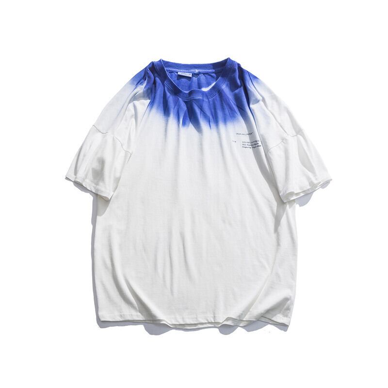 【新作】【送料無料】 Clothes Road Vintage Summer Style ese Trend ColorCombinationオールマッチラウンドネック半袖Tシャツルーズベースシャツメンズ-アリババ ショート ハーフスリーブ サマー 夏物 Oネック ビンテージ hip6-161181220414509