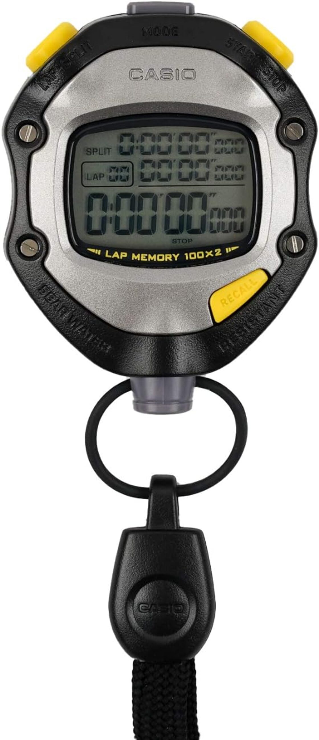 CASIO(カシオ) ストップウォッチ ラップタイム スプリット 計測 2 