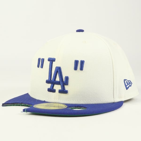 Size【7 3/8(M)】 OFF WHITE オフホワイト ×MLB New Era LA Dodgers ...