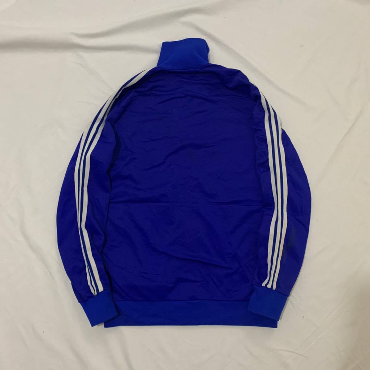 adidas アディダス トラックジャケット ジャージ ブルー 青 M 80 adidas アディダス トラックジャケット ジャージ ブルー 青 M 80