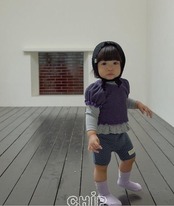 【取寄】CHIP ハーフネックフリルT｜秋服｜韓国子供服｜26/AT