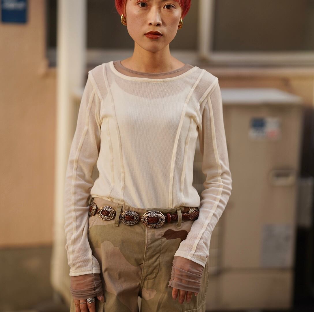 MAISON SPECIAL(メゾンスペシャル) "2way Neck Sheer Docking Tops"