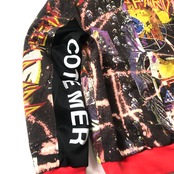 再構築 ロックT ・・ブリーチボンバージャケット ROCK T-SHIRTS MIX BOMBER JACKET【bomber003】