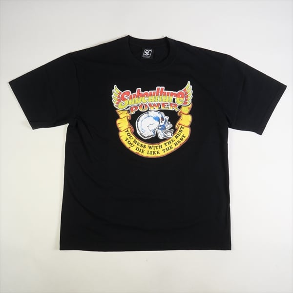 Subculture tee tシャツ サブカルチャー black Size2