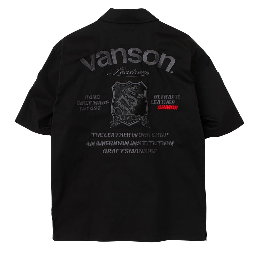 SVS2606S コットンワークシャツ | vansonleathers