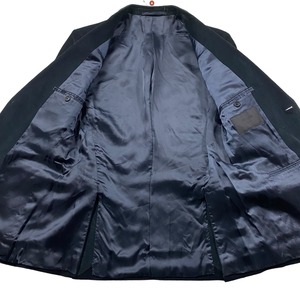 PRADA black velour corduroy tailored jacket