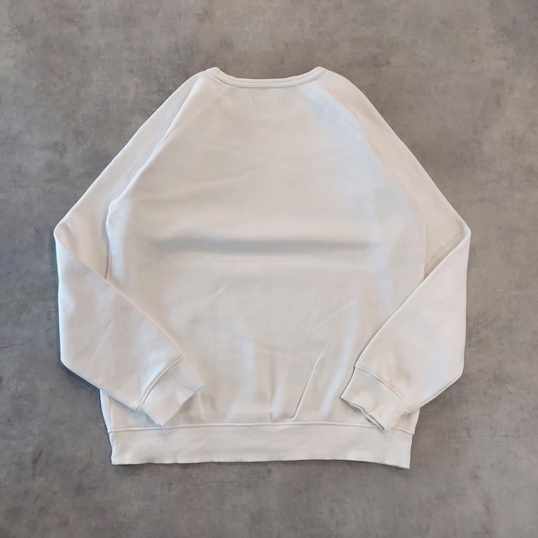 アディダス スウェット 古着 ビッグロゴ プリント XL 白 黒 16521 | fuufu