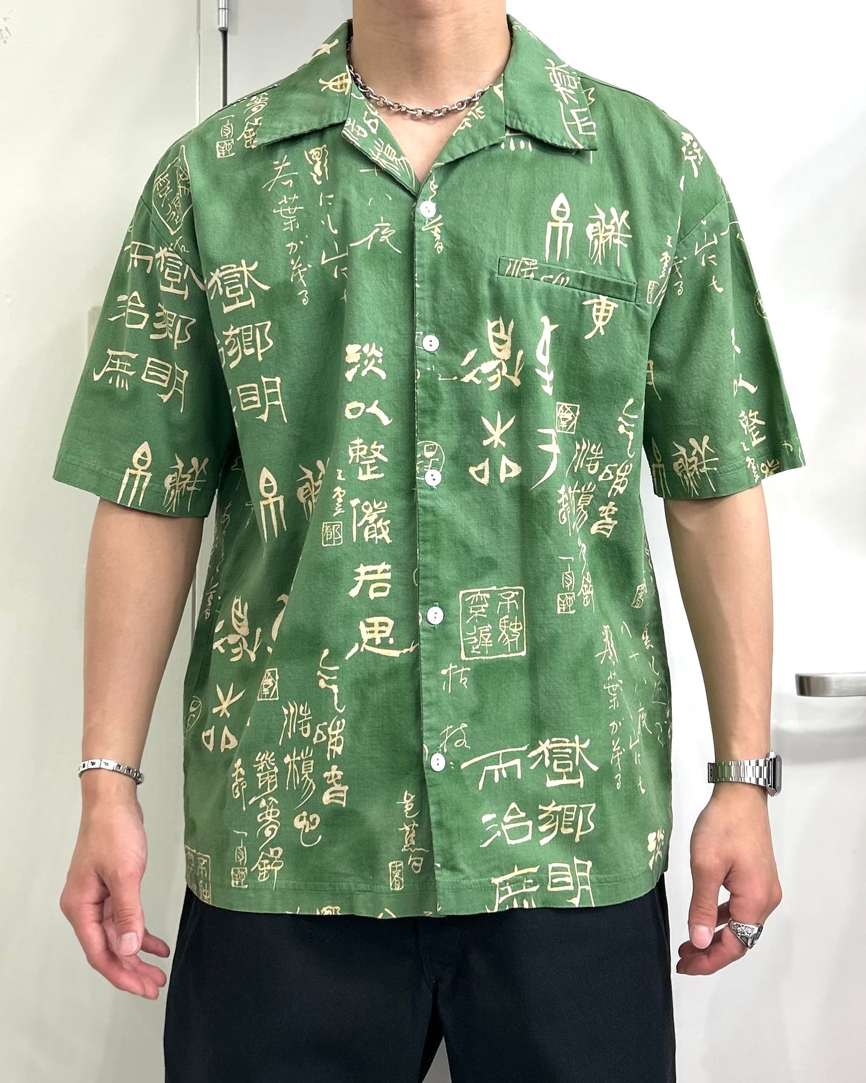 Special‼︎】80's~90's old stussy Open Collar Cotton Shirts “黒タグ
