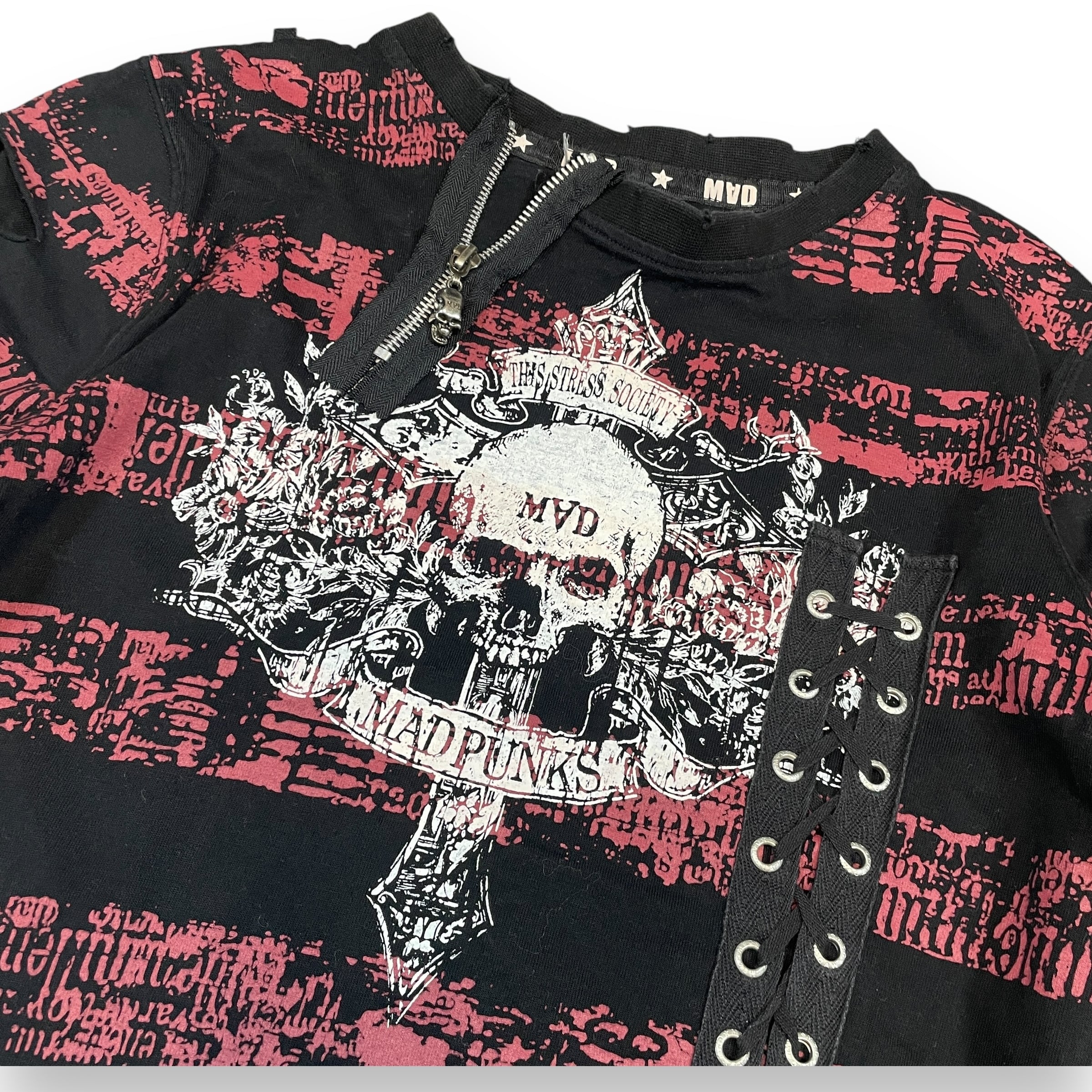 vintage MAD punks skull design tops | faithtokyo