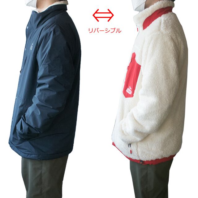 チャムス ゴアテックス メンズ エルモゴアテックスインフィニアムリバーシブルジャケット ch04-1315【CHUMS Elmo Gore-Tex  INFINIUM Reversible Jacket】【防寒/フリース/アウター/ブルゾン/男性/chums/アウトドア】【2022モデル】【正規品】