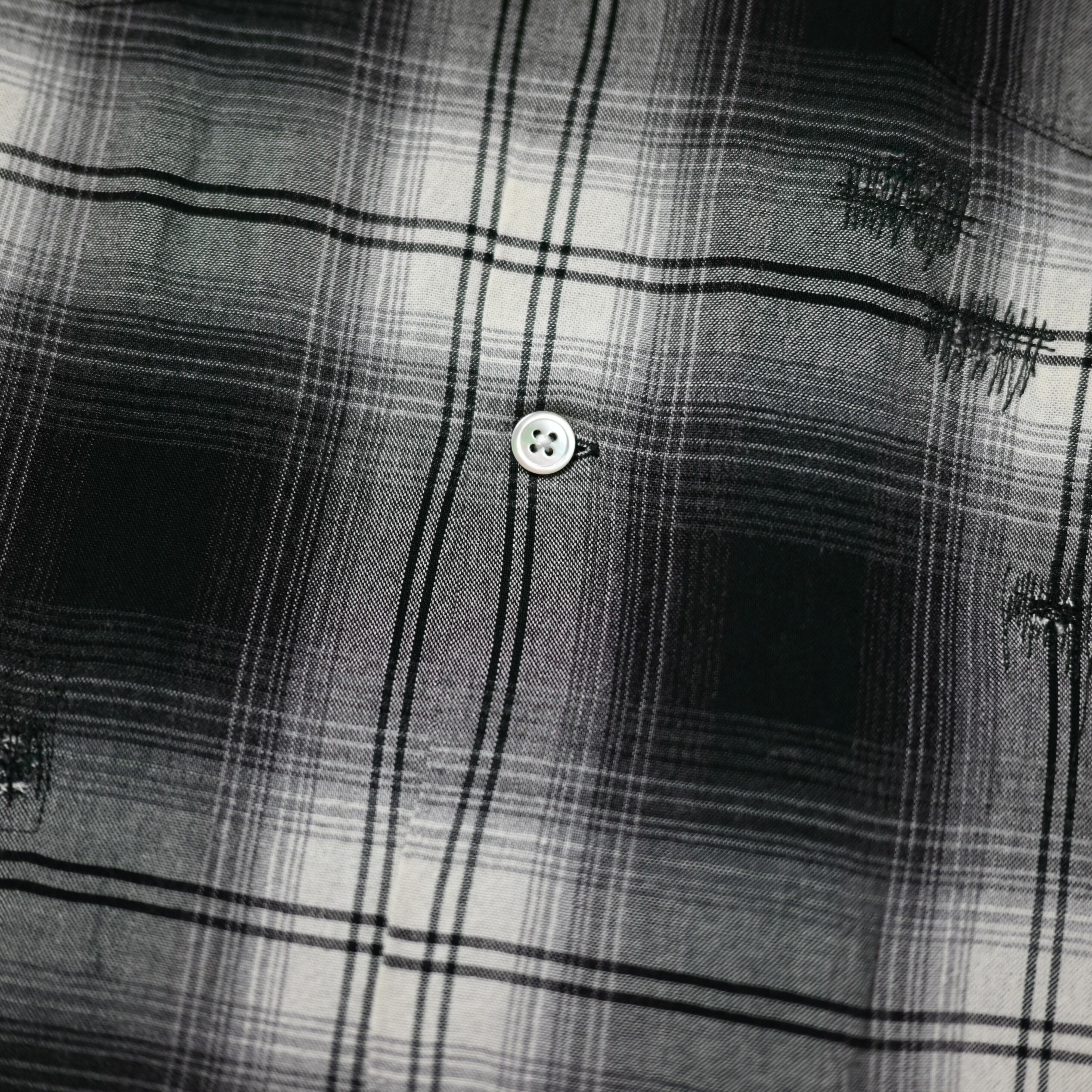 BOWWOW / REMADE RAYON PLAID SHIRT AGED | GANKO