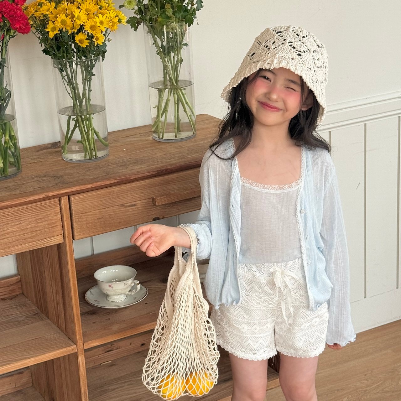 [ninibello] Crochet shorts +fee2 / [니니벨로] 크로셰쇼츠