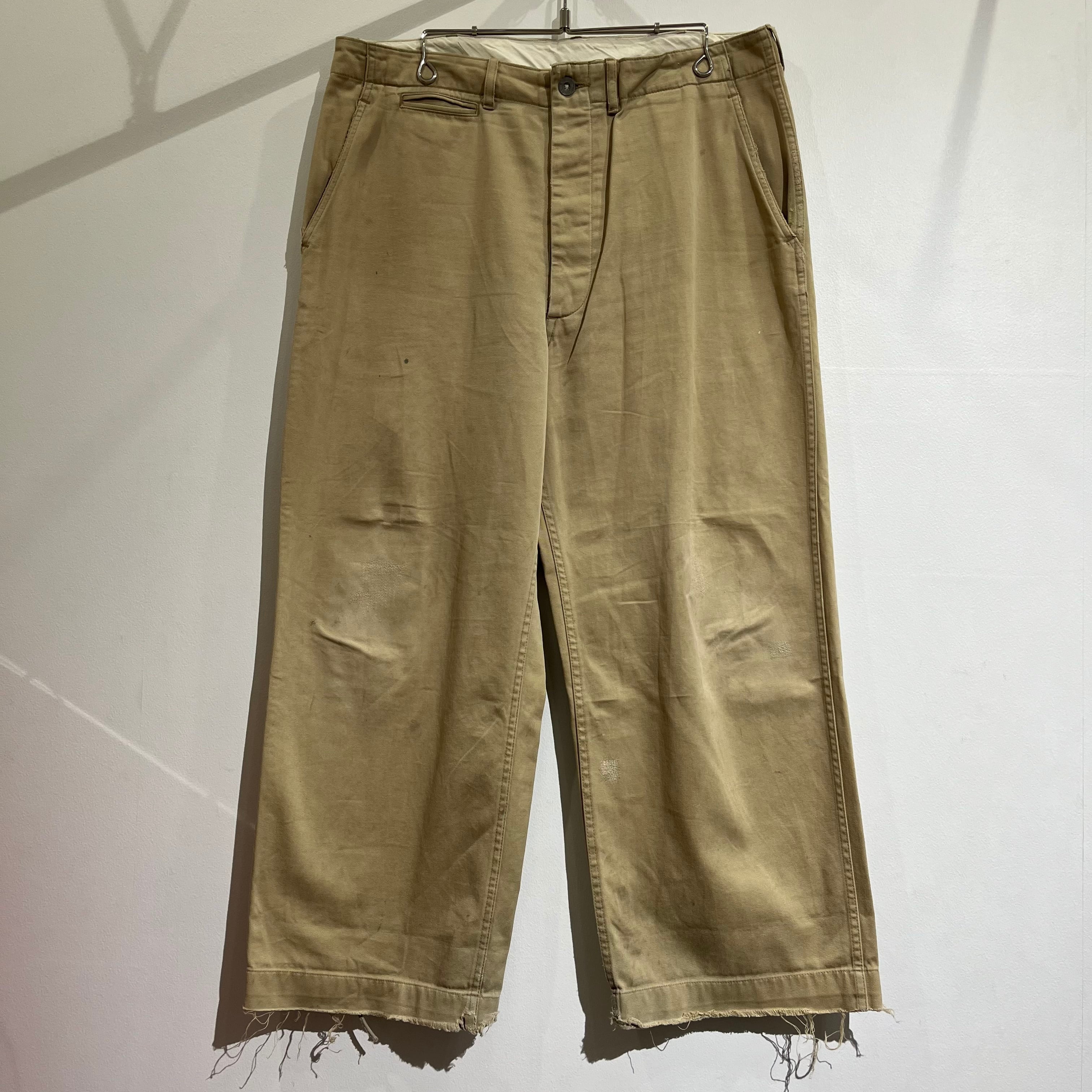 40s US ARMY M-41 Khaki Tino Trouthers 40年代 41カーキ チノパン 