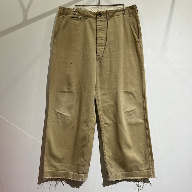 40s US ARMY M-41 Khaki Tino Trouthers 40年代 41カーキ チノパン トラウザー