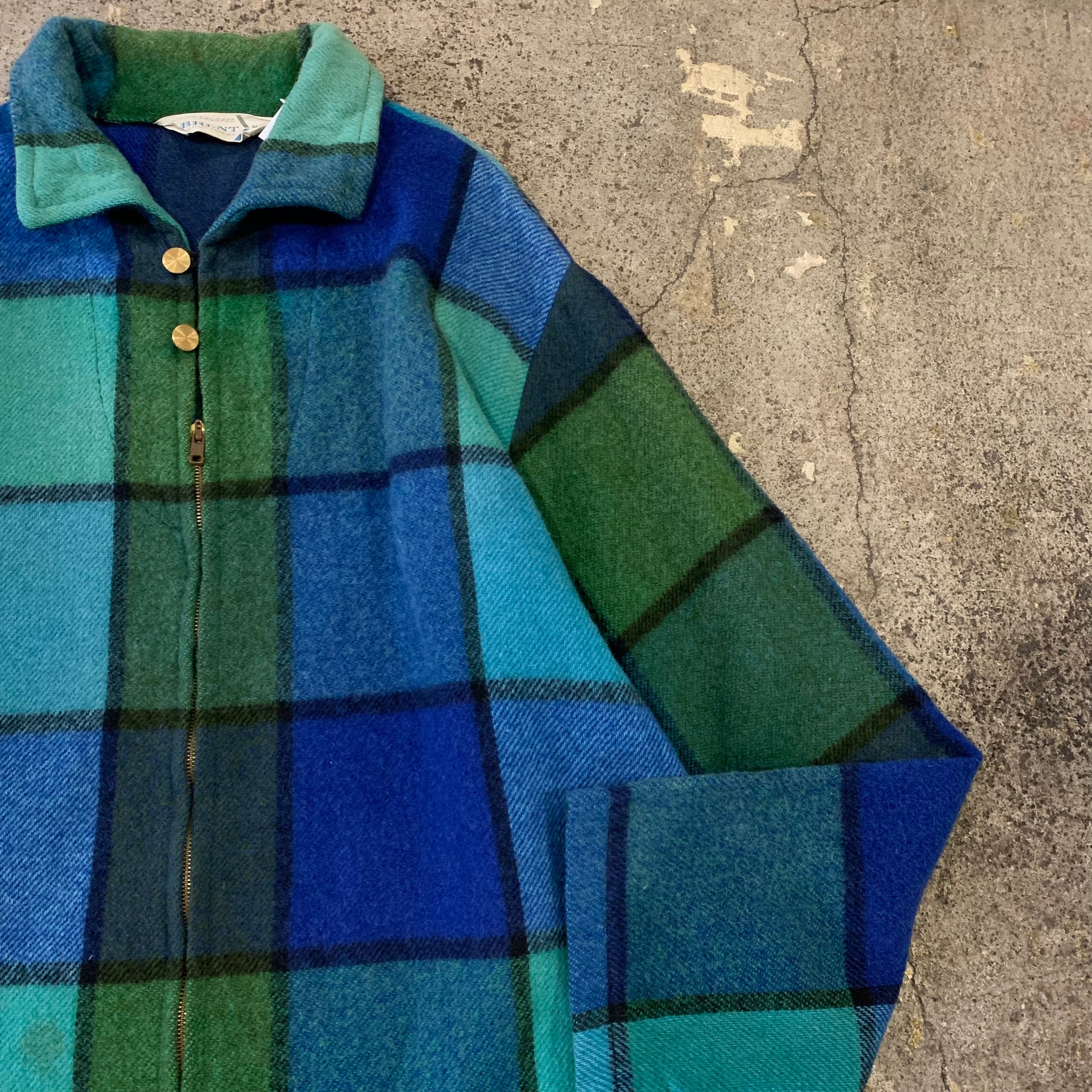 50s〜 BLENT design zip up shirt | What