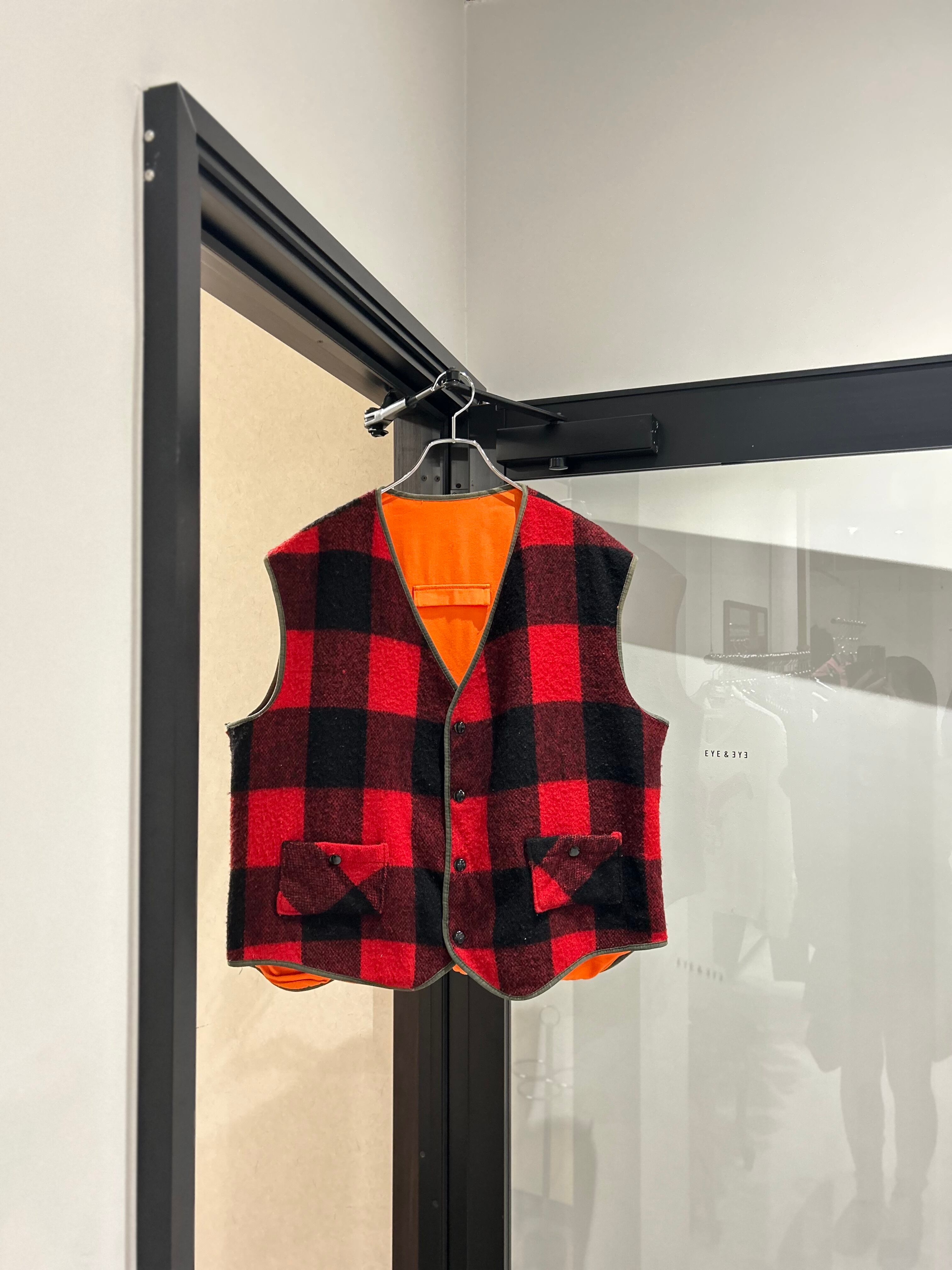 WOOL RICH CHECK VEST