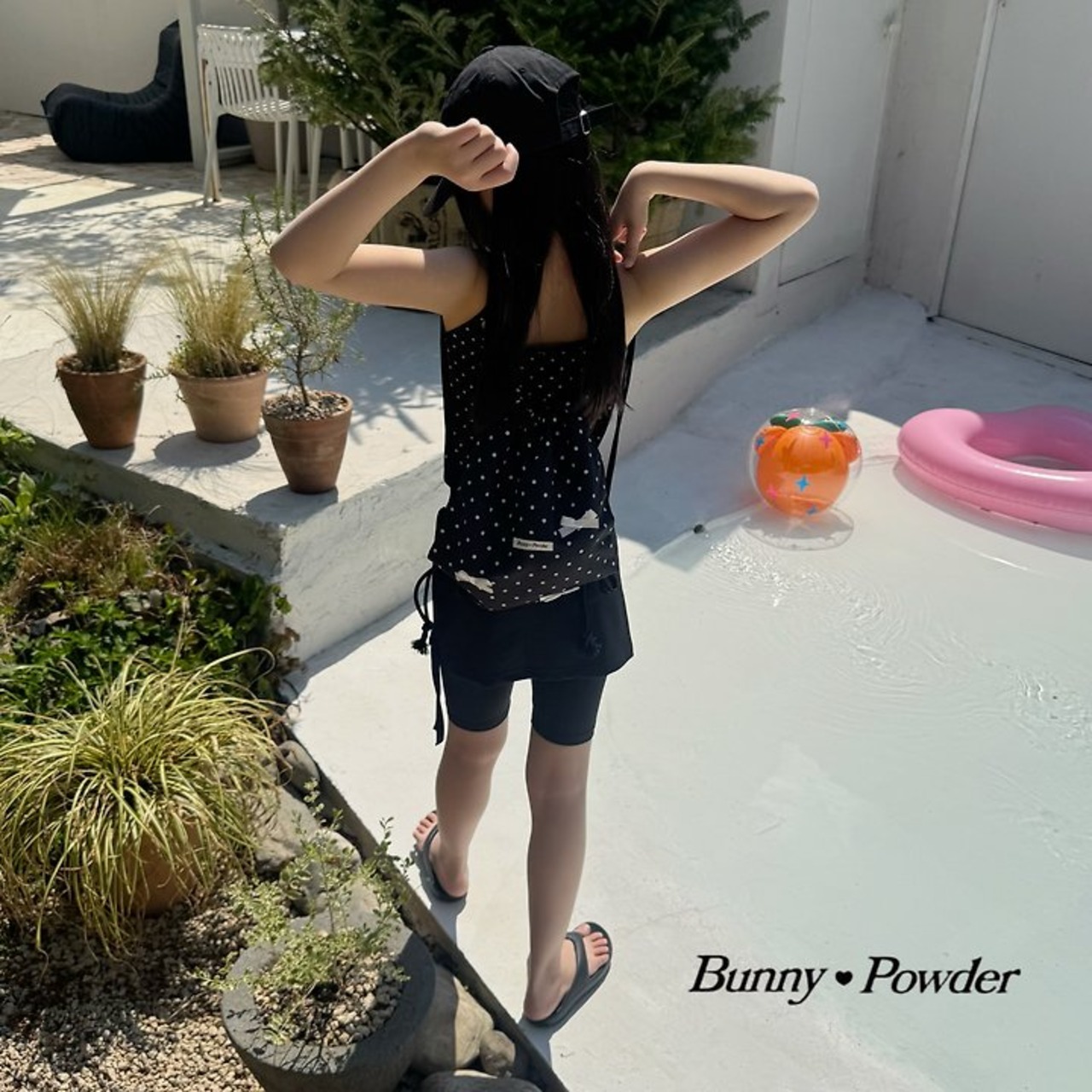 [Bunny Powder] (Feature) Swimdot Sleeveless / [버니파우더] (기획)스윔도트나시