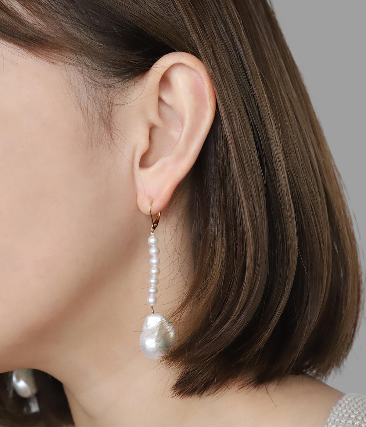 Baroque pearl long pierce【Sクラス】 | LARICA