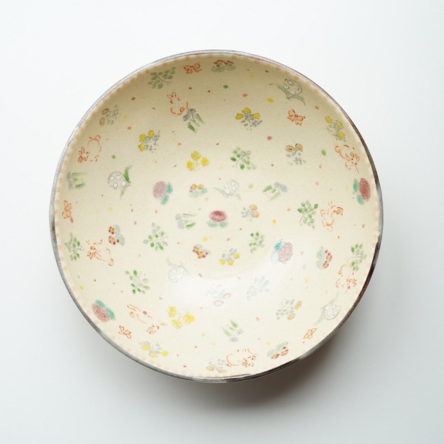 【うつわははみや】うさぴょんエンジェル鉢　１